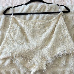 Alexis tweed shorts